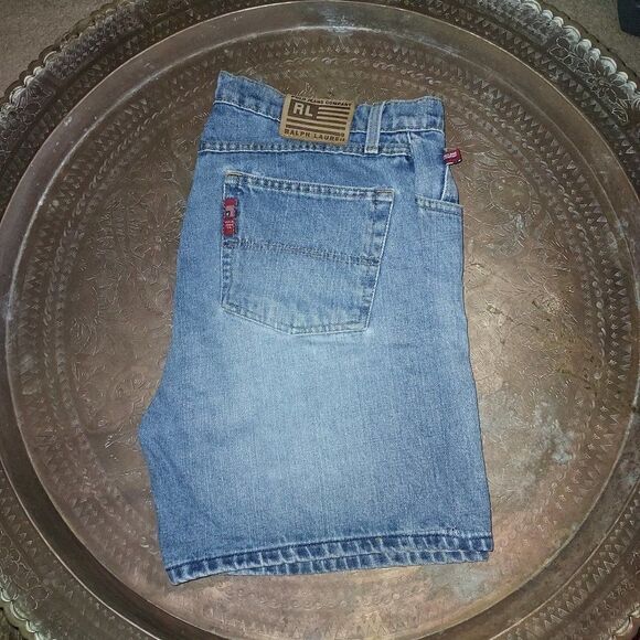 Ralph Lauren Polo Jeans Denim Weekender Shorts 12 - Picture 1 of 8